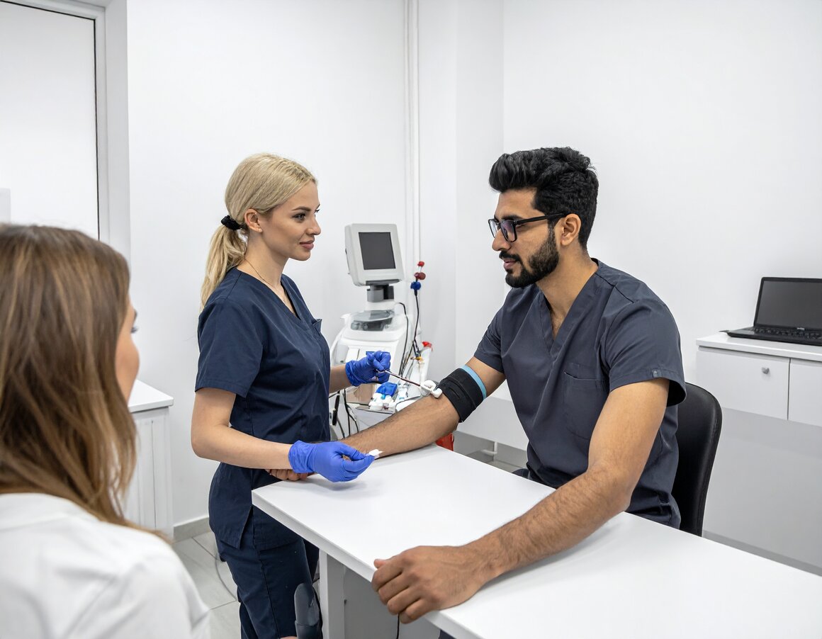 MFA bereitet Untersuchungsraum vor